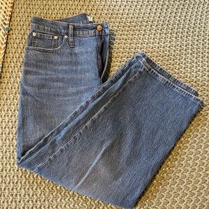 Perfect vintage wide leg crop jeans